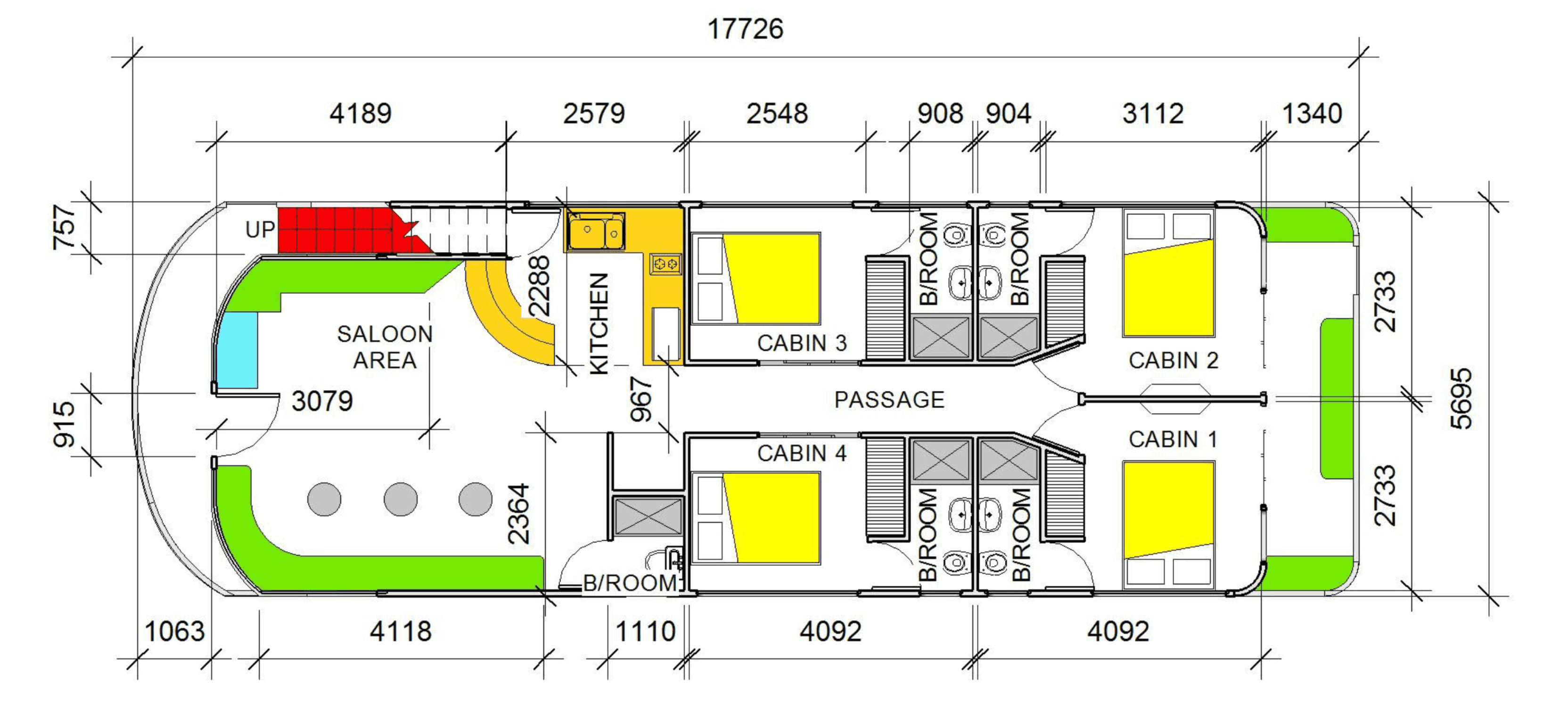 4 Cabin layout